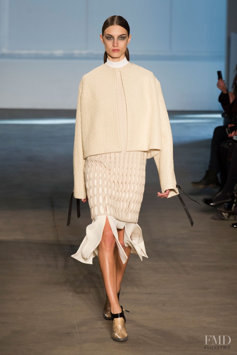 Ronja Furrer featured in  the Derek Lam fashion show for Autumn/Winter 2014