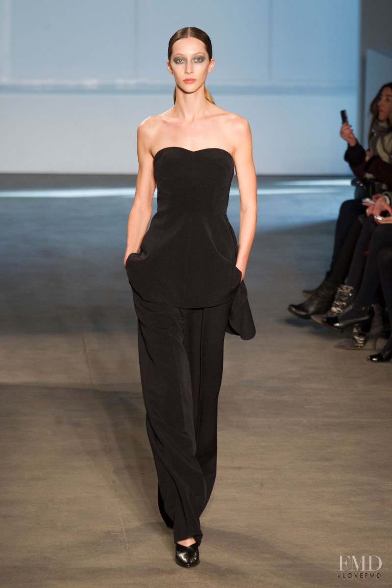 Alana Zimmer featured in  the Derek Lam fashion show for Autumn/Winter 2014