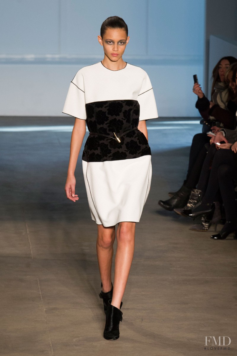 Binx Walton featured in  the Derek Lam fashion show for Autumn/Winter 2014