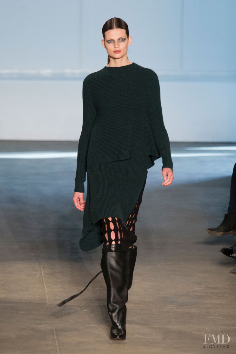 Bette Franke featured in  the Derek Lam fashion show for Autumn/Winter 2014