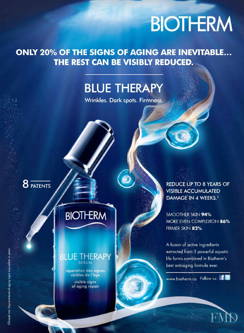 Biotherm advertisement for Spring/Summer 2015