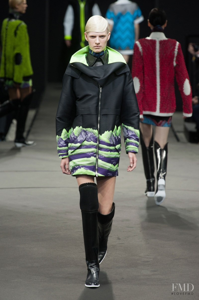 Ashleigh Good featured in  the Alexander Wang fashion show for Autumn/Winter 2014