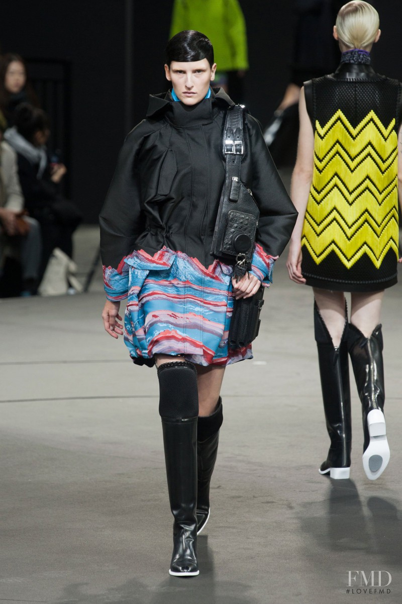 Katia Selinger featured in  the Alexander Wang fashion show for Autumn/Winter 2014