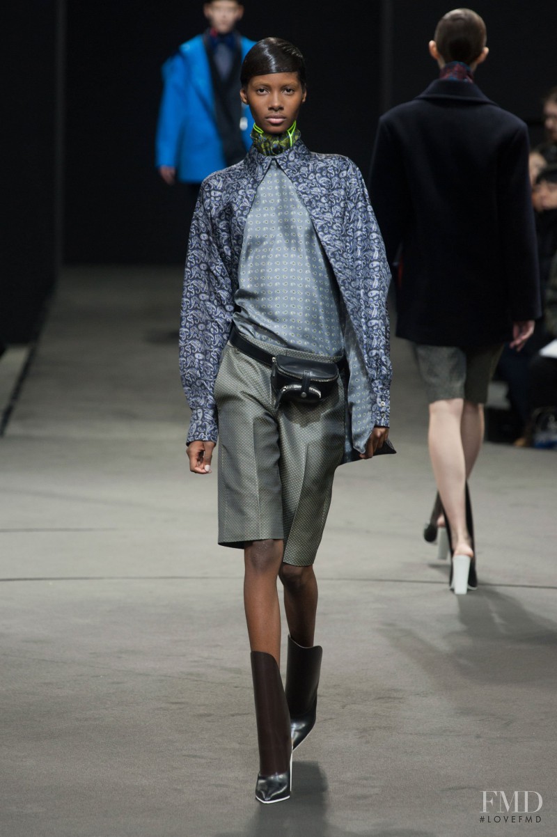 Tami Williams featured in  the Alexander Wang fashion show for Autumn/Winter 2014