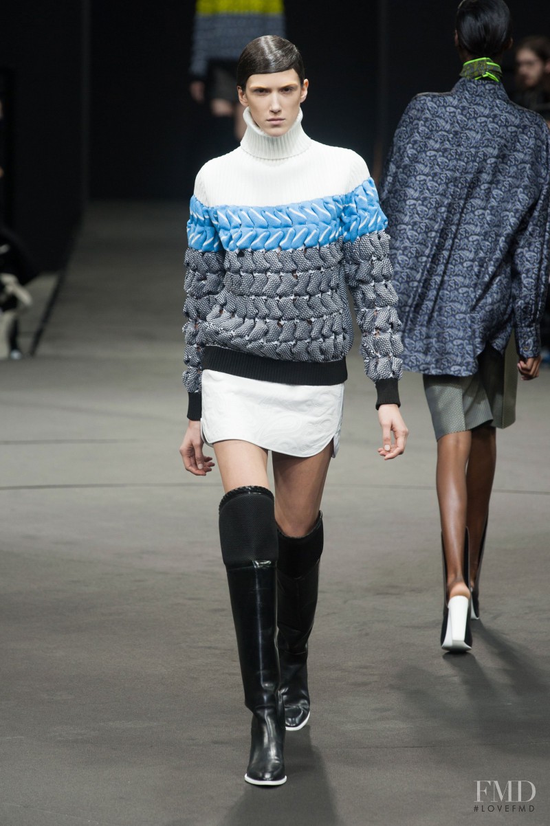 Ana Buljevic featured in  the Alexander Wang fashion show for Autumn/Winter 2014