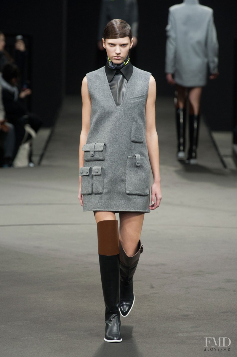 Maggie Jablonski featured in  the Alexander Wang fashion show for Autumn/Winter 2014