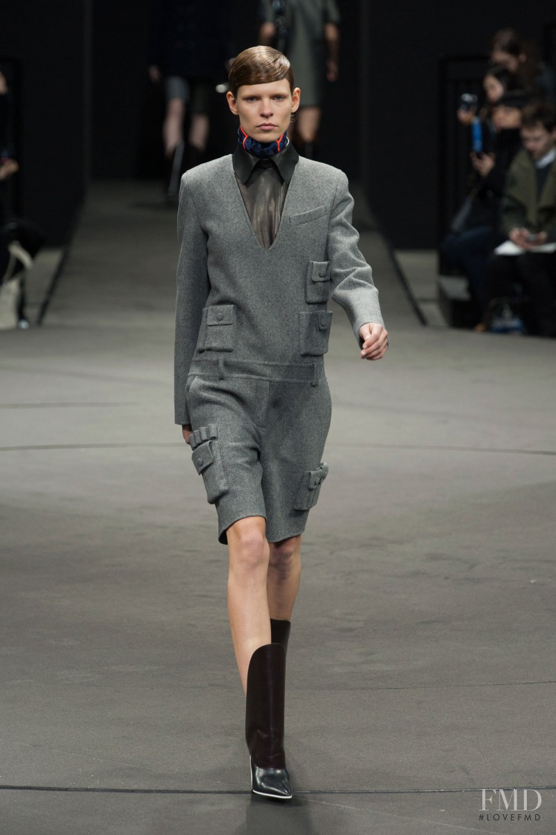 Katharina Hessen featured in  the Alexander Wang fashion show for Autumn/Winter 2014