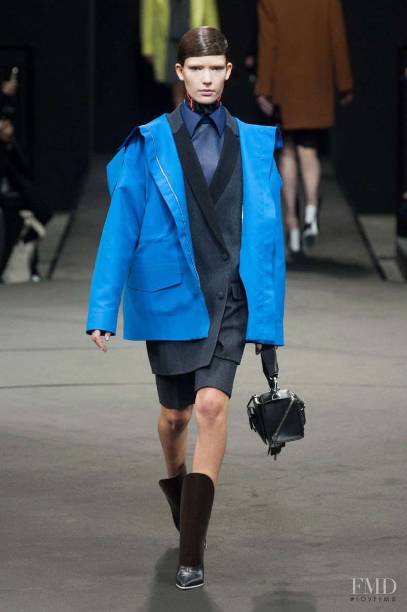 Zuzu Tadeushuk featured in  the Alexander Wang fashion show for Autumn/Winter 2014