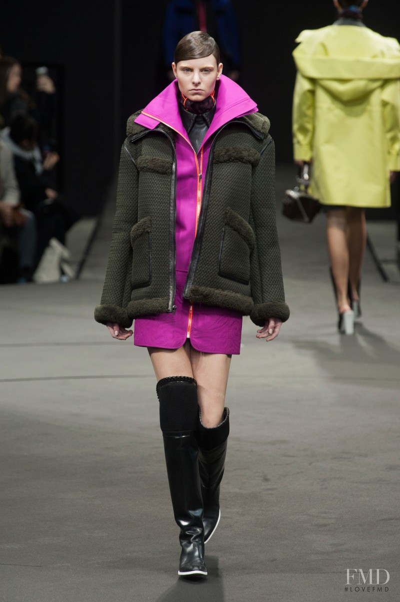 Estella Brons featured in  the Alexander Wang fashion show for Autumn/Winter 2014