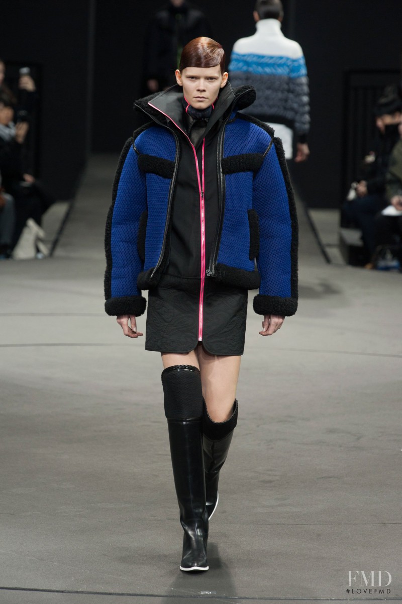 Irina Kravchenko featured in  the Alexander Wang fashion show for Autumn/Winter 2014