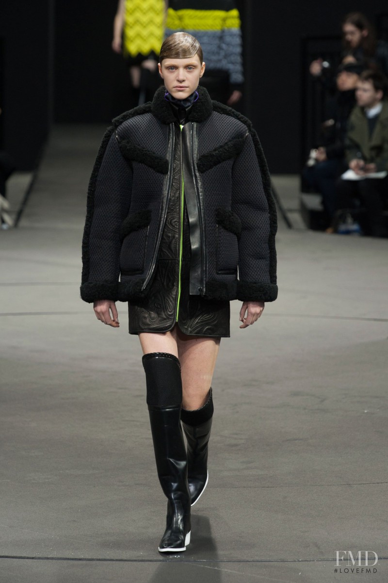 Hedvig Palm featured in  the Alexander Wang fashion show for Autumn/Winter 2014