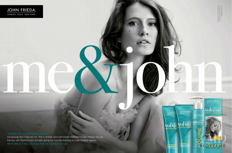 John Frieda advertisement for Autumn/Winter 2015