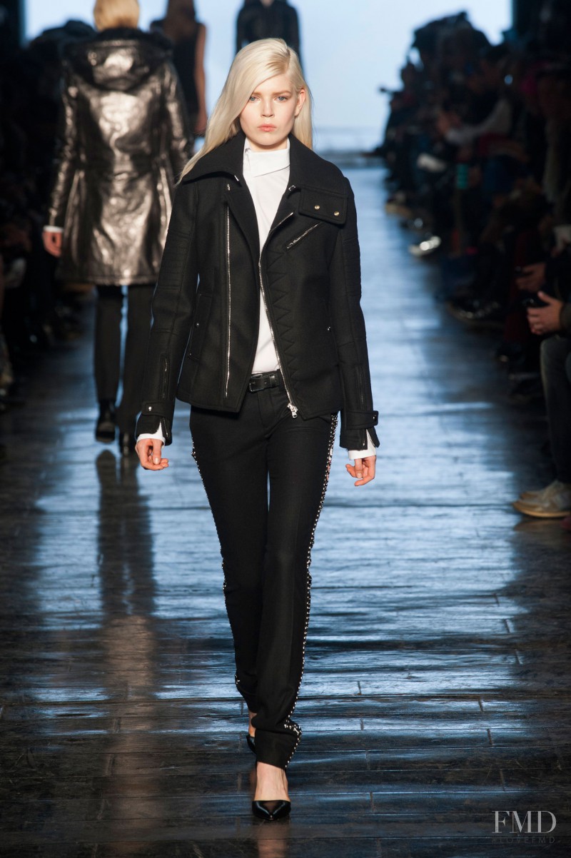 Ola Rudnicka featured in  the Diesel Black Gold fashion show for Autumn/Winter 2014