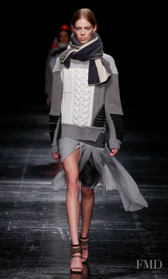 Lexi Boling featured in  the Prabal Gurung fashion show for Autumn/Winter 2014