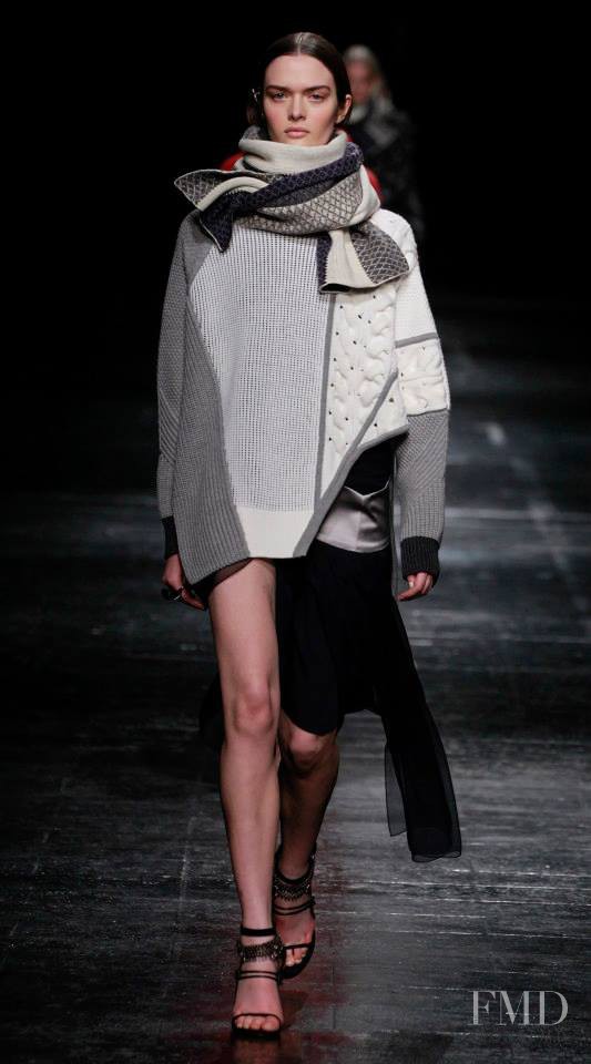 Sam Rollinson featured in  the Prabal Gurung fashion show for Autumn/Winter 2014