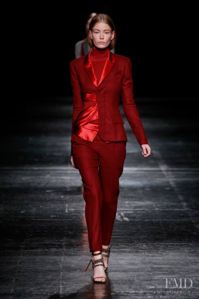 Hollie May Saker featured in  the Prabal Gurung fashion show for Autumn/Winter 2014