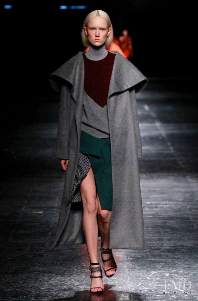 Harleth Kuusik featured in  the Prabal Gurung fashion show for Autumn/Winter 2014