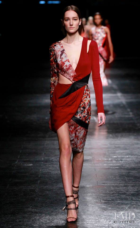 Joséphine Le Tutour featured in  the Prabal Gurung fashion show for Autumn/Winter 2014