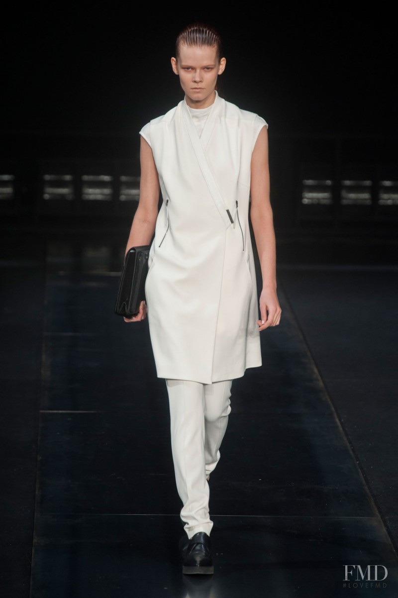 Irina Kravchenko featured in  the Helmut Lang fashion show for Autumn/Winter 2014