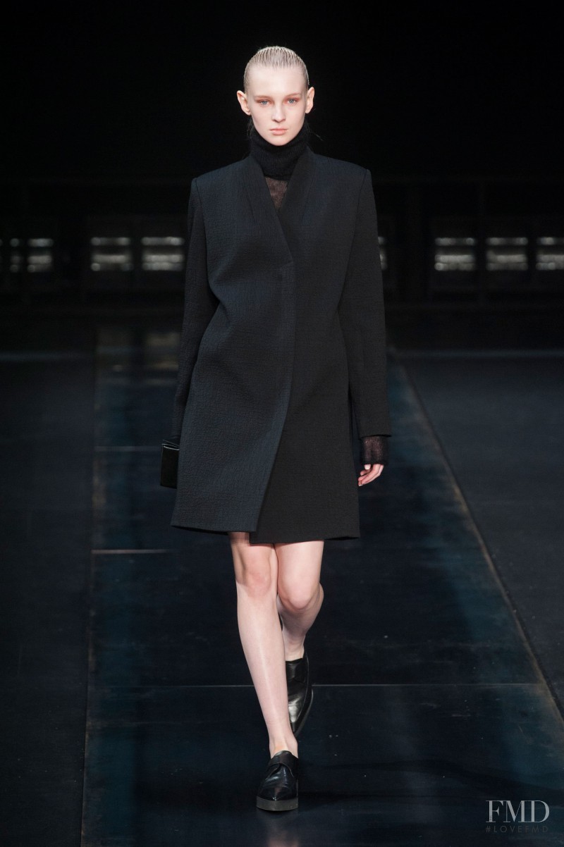 Nastya Sten featured in  the Helmut Lang fashion show for Autumn/Winter 2014