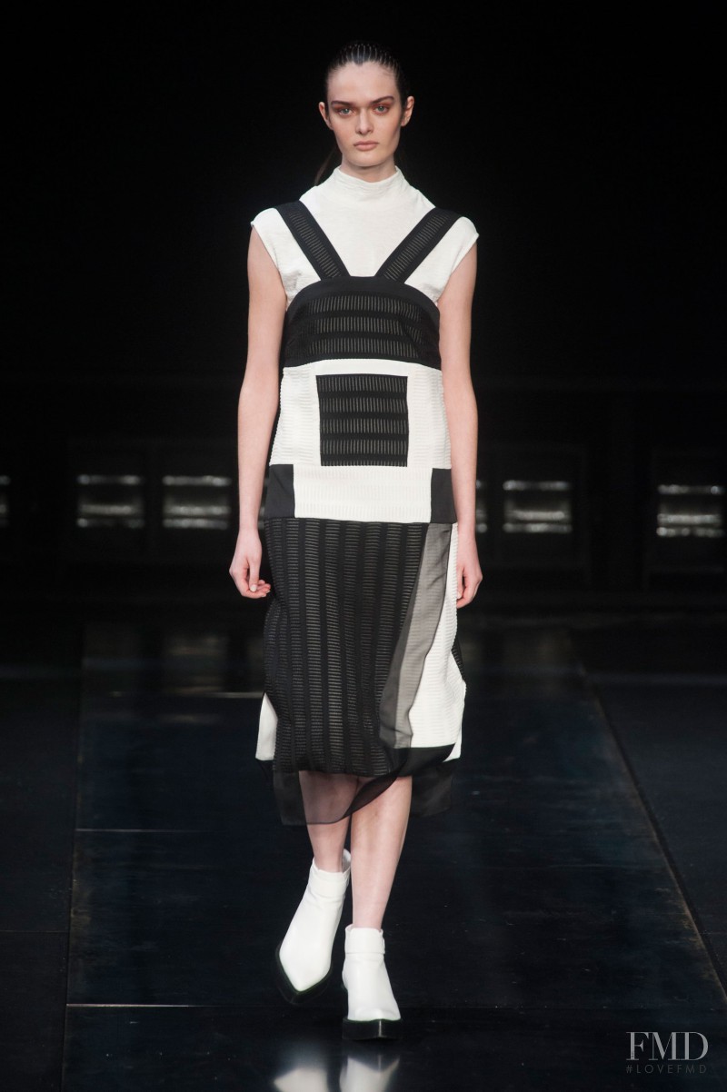 Sam Rollinson featured in  the Helmut Lang fashion show for Autumn/Winter 2014