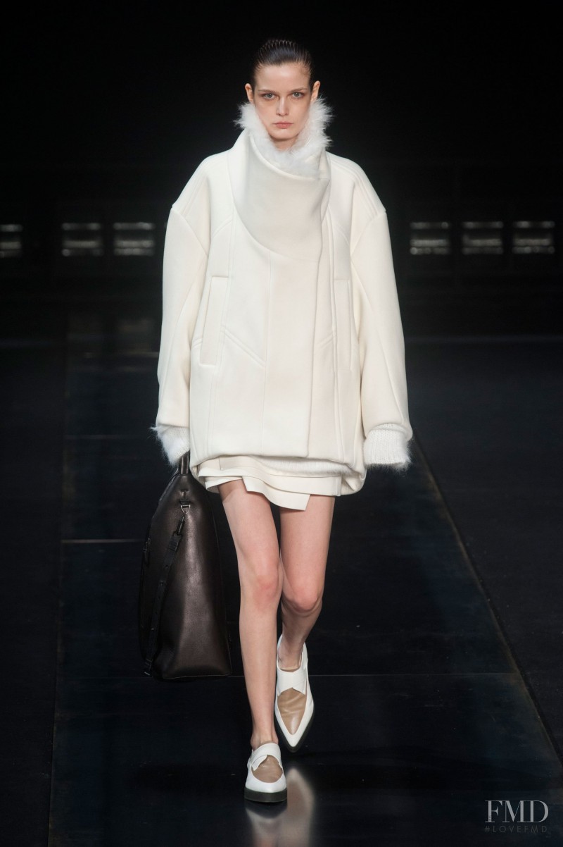 Zlata Mangafic featured in  the Helmut Lang fashion show for Autumn/Winter 2014