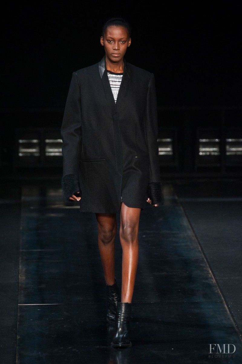 Kai Newman featured in  the Helmut Lang fashion show for Autumn/Winter 2014