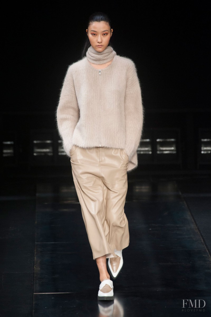 Ji Hye Park featured in  the Helmut Lang fashion show for Autumn/Winter 2014