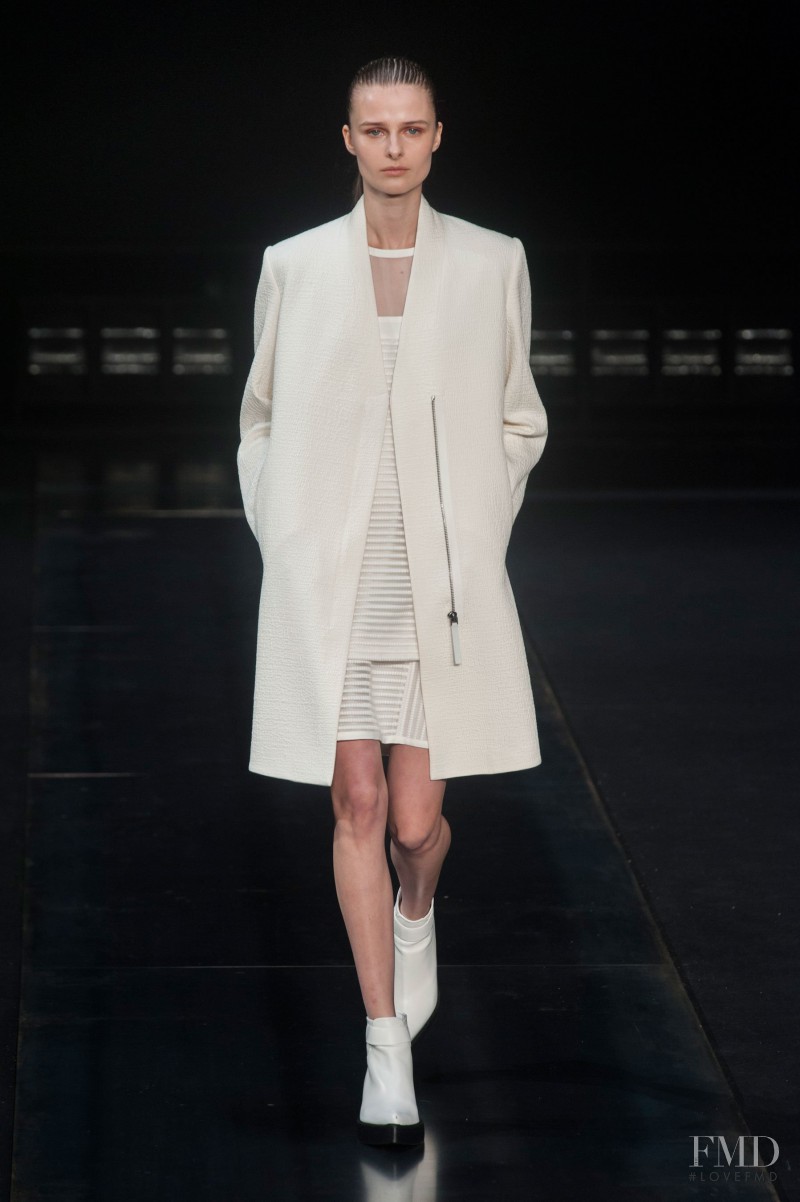 Vasilisa Pavlova featured in  the Helmut Lang fashion show for Autumn/Winter 2014