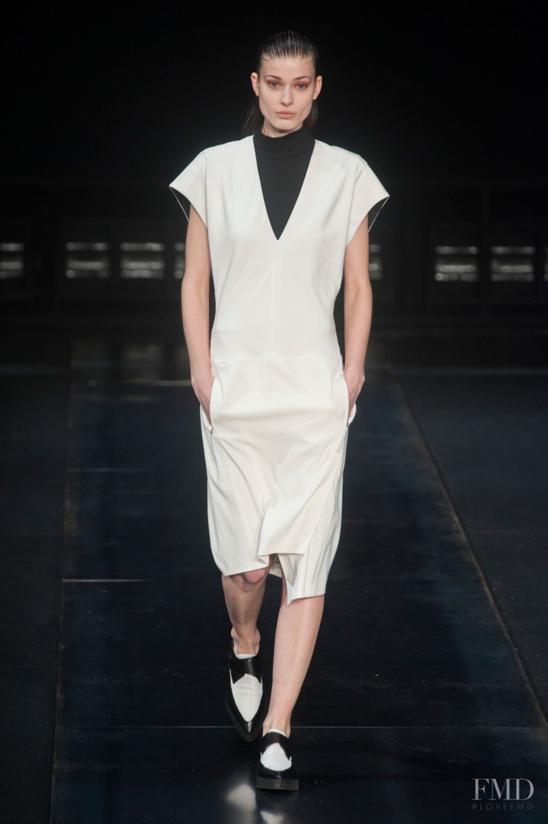 Larissa Hofmann featured in  the Helmut Lang fashion show for Autumn/Winter 2014