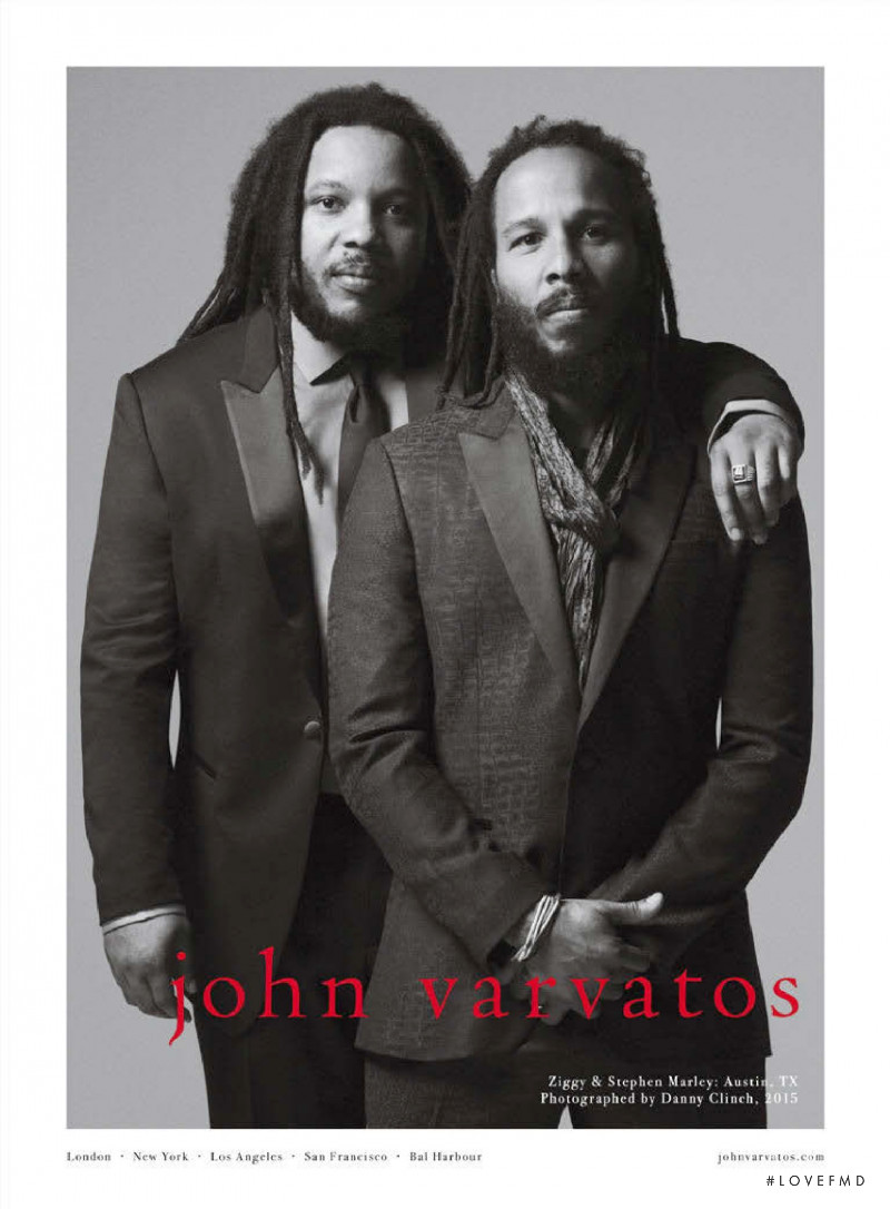 John Varvatos advertisement for Spring/Summer 2015