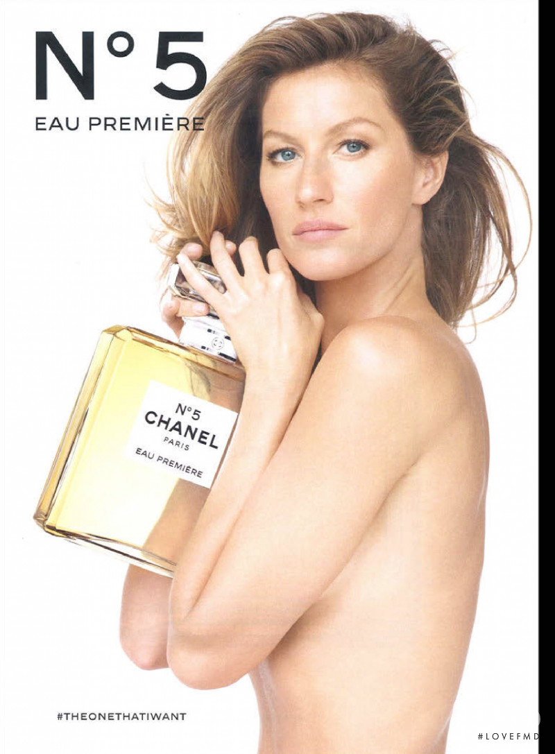Gisele Bundchen featured in  the Chanel Parfums N°5 advertisement for Spring/Summer 2015