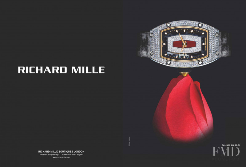 Richard Mille advertisement for Autumn/Winter 2015