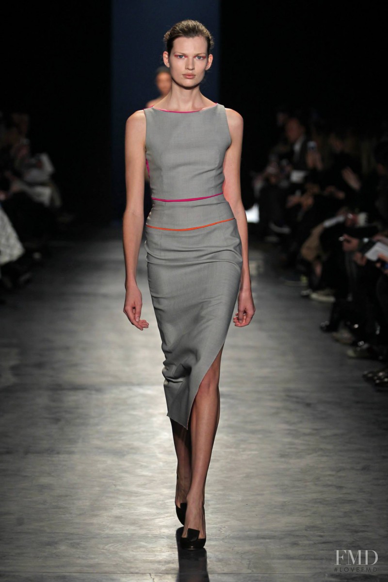 Bette Franke featured in  the Altuzarra fashion show for Autumn/Winter 2014