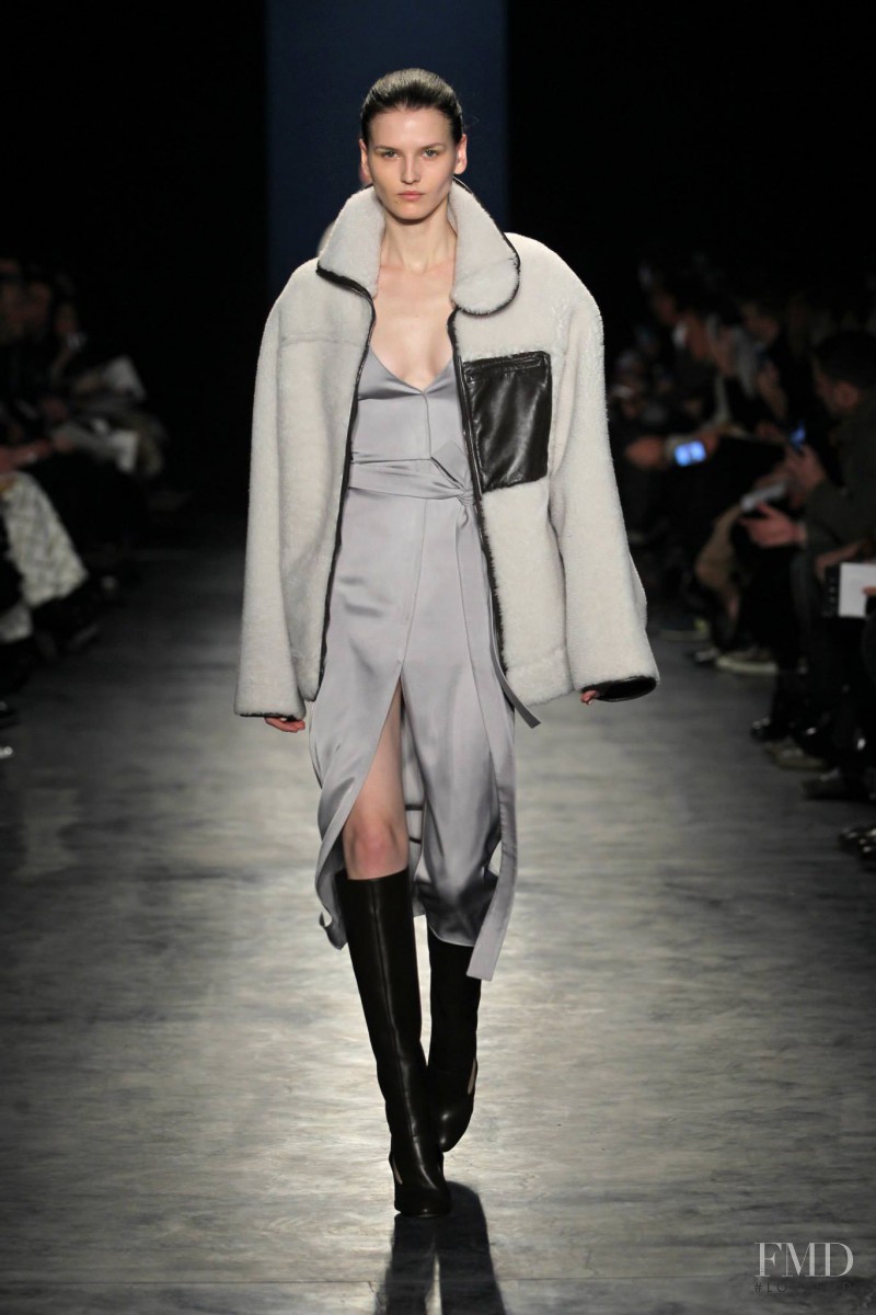 Katlin Aas featured in  the Altuzarra fashion show for Autumn/Winter 2014