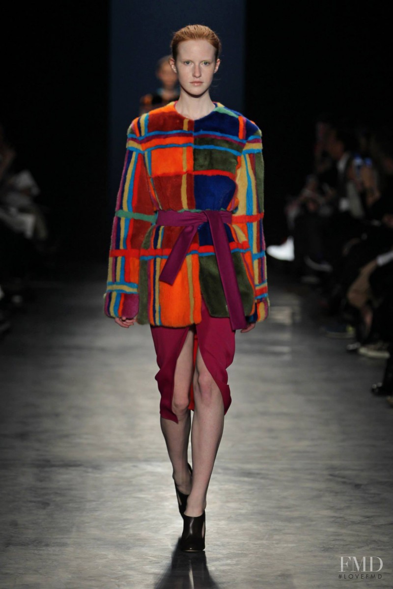 Magdalena Jasek featured in  the Altuzarra fashion show for Autumn/Winter 2014