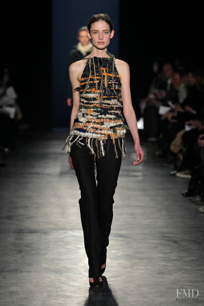 Kate Goodling featured in  the Altuzarra fashion show for Autumn/Winter 2014