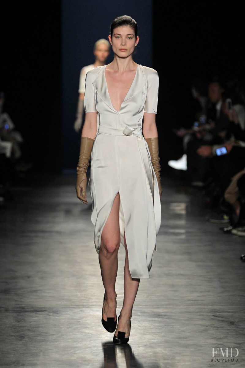 Larissa Hofmann featured in  the Altuzarra fashion show for Autumn/Winter 2014