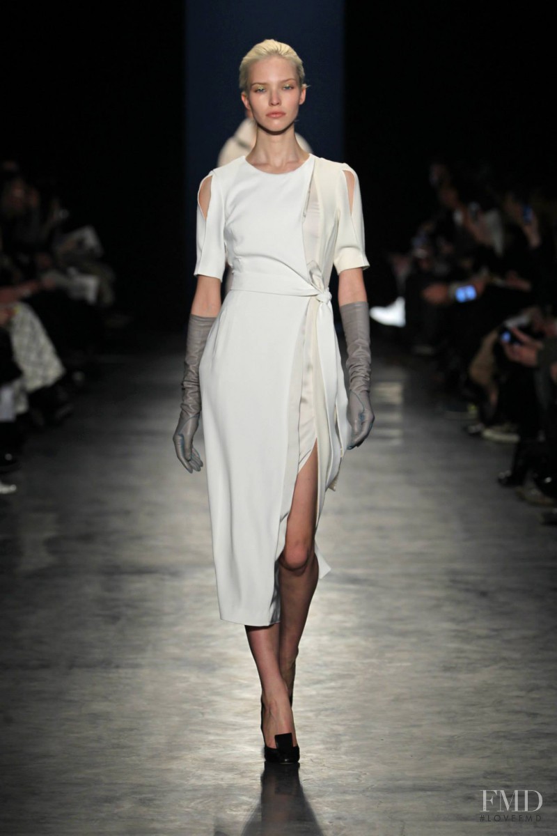 Sasha Luss featured in  the Altuzarra fashion show for Autumn/Winter 2014