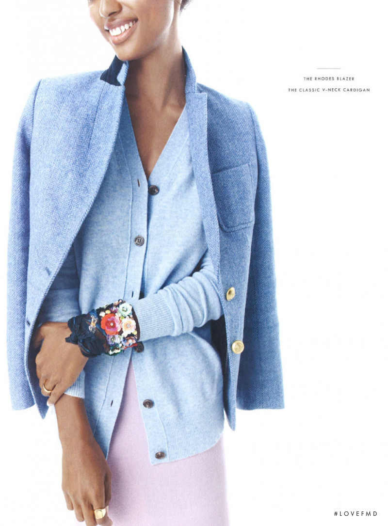 Jasmine Tookes featured in  the J.Crew advertisement for Autumn/Winter 2015