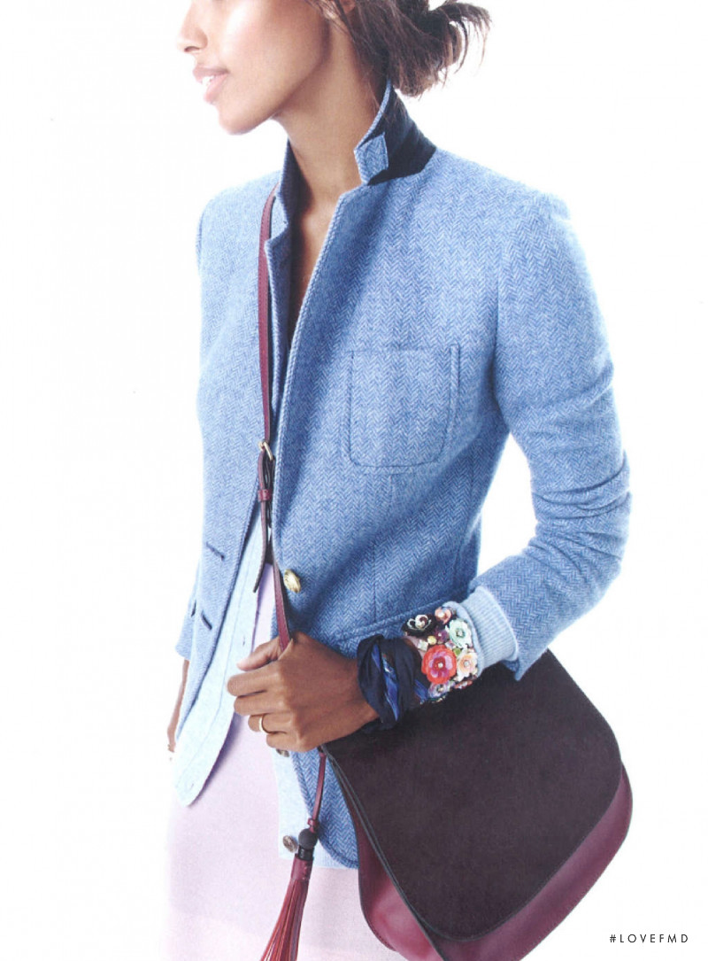 Jasmine Tookes featured in  the J.Crew advertisement for Autumn/Winter 2015