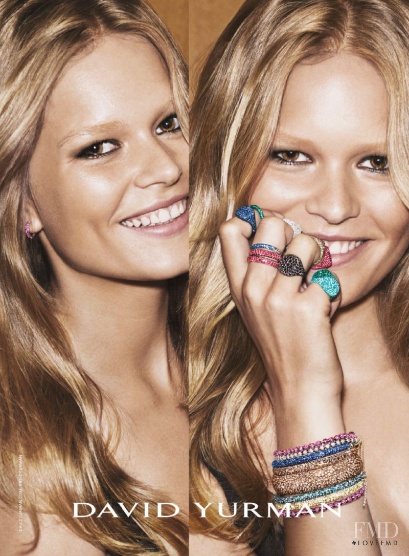 Anna Ewers featured in  the David Yurman advertisement for Autumn/Winter 2015