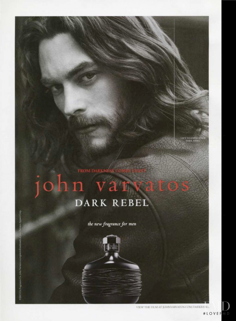 John Varvatos Dark Rebel Fragrance advertisement for Spring/Summer 2016