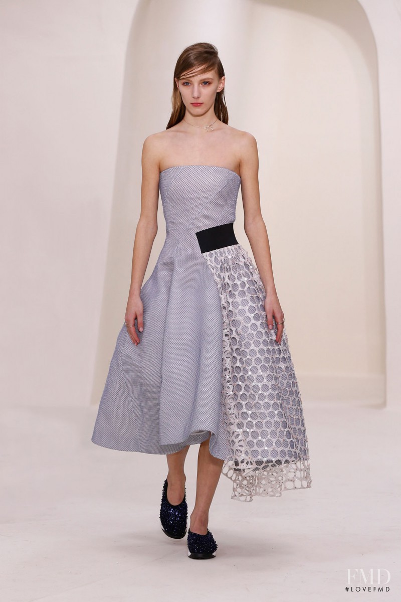 Bogi  Safran featured in  the Christian Dior Haute Couture fashion show for Spring/Summer 2014