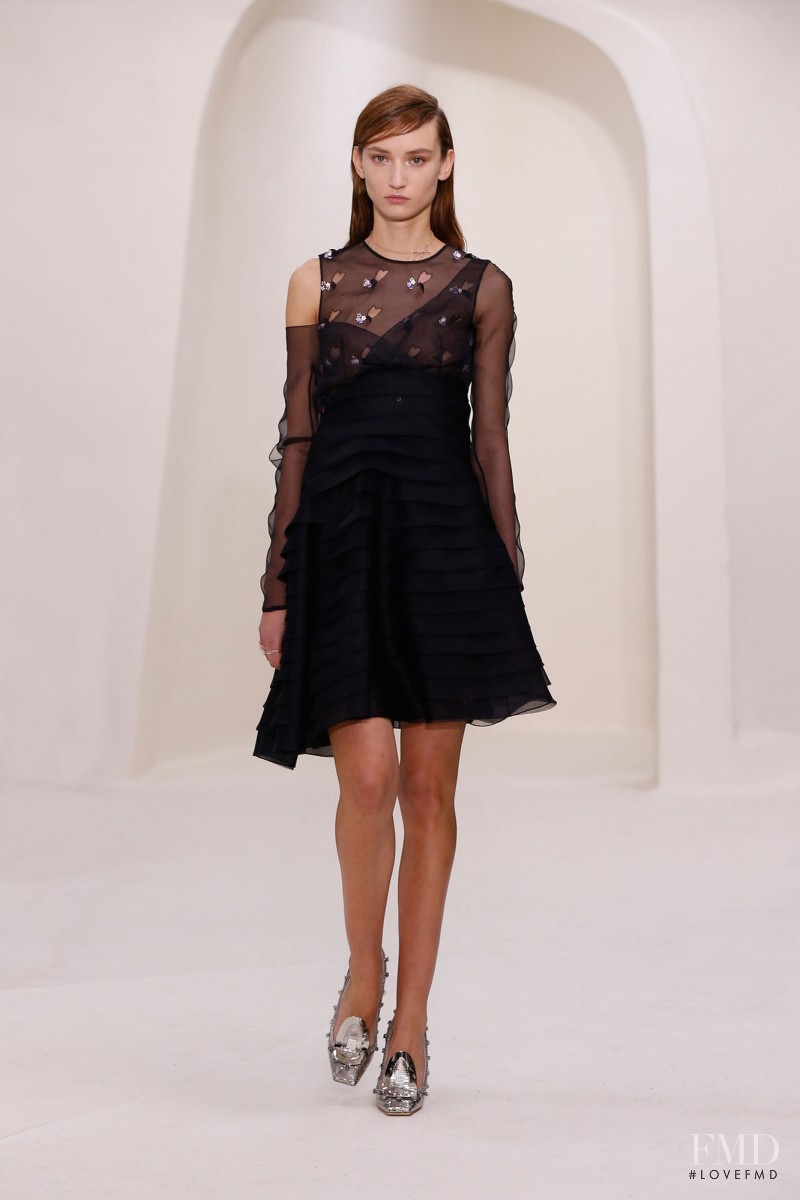 Alex Yuryeva featured in  the Christian Dior Haute Couture fashion show for Spring/Summer 2014