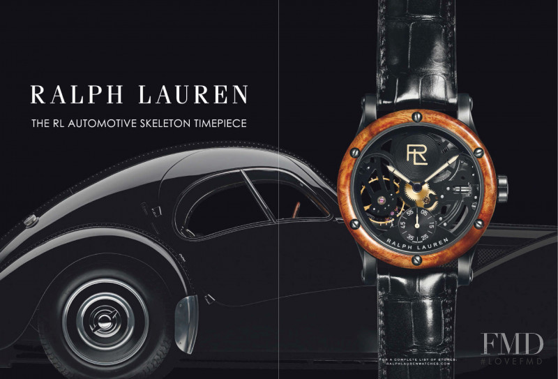 Ralph Lauren Watches advertisement for Autumn/Winter 2015