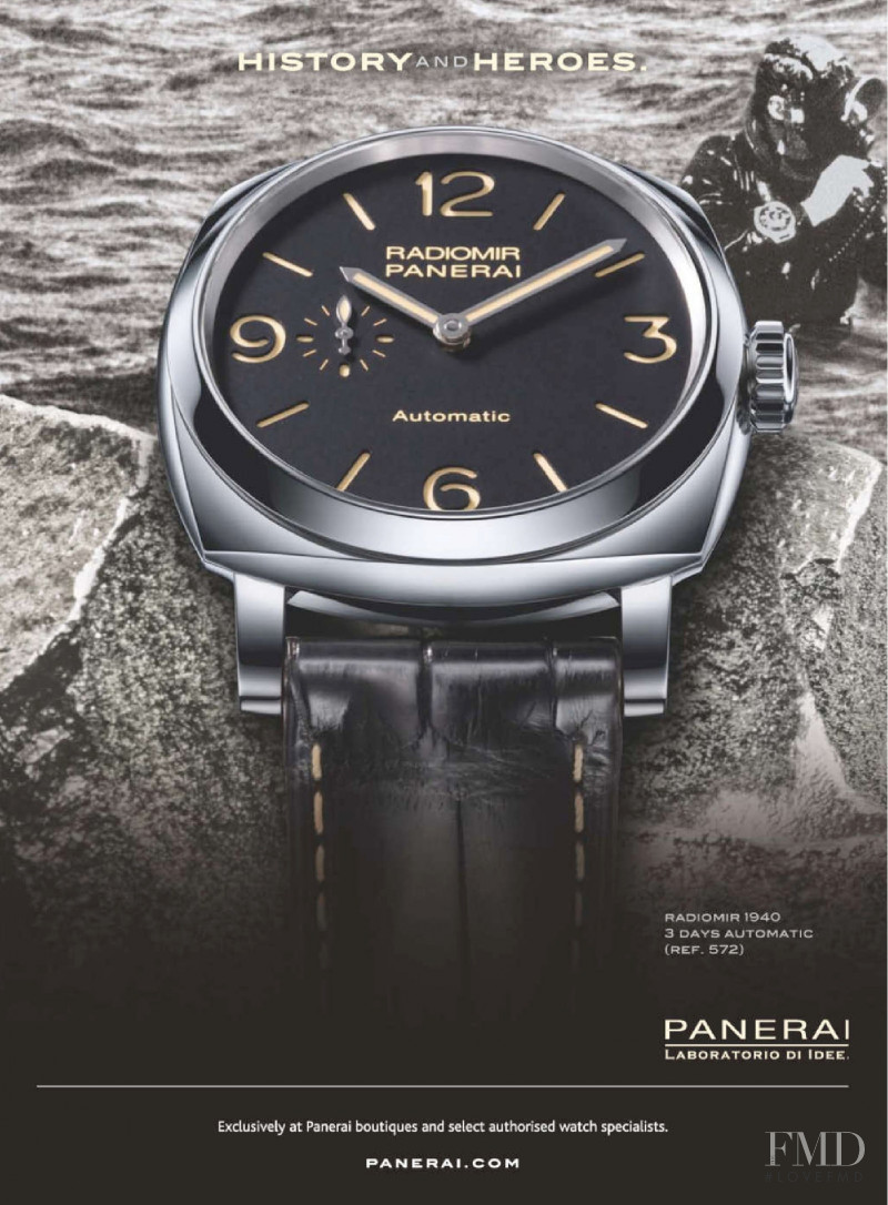 Panerai advertisement for Autumn/Winter 2015