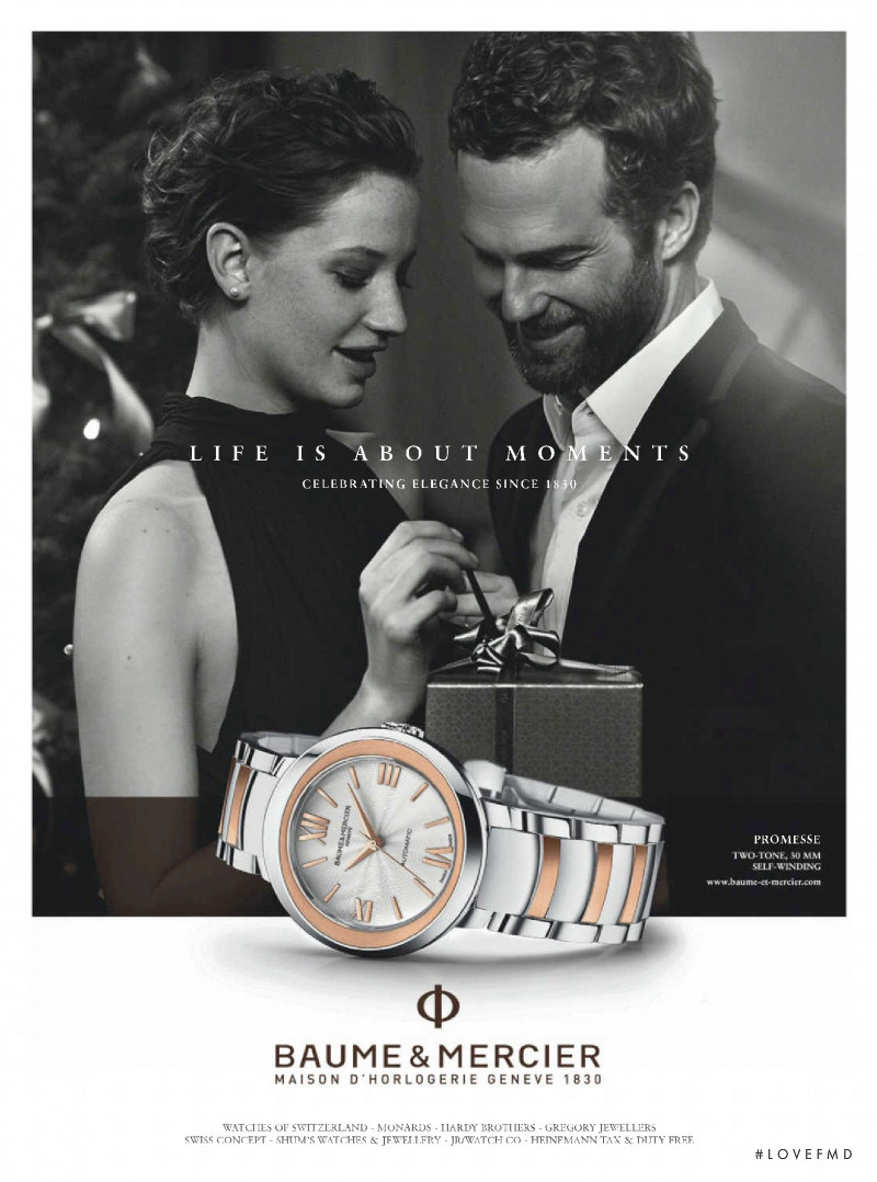 Baume et Mercier advertisement for Autumn/Winter 2015