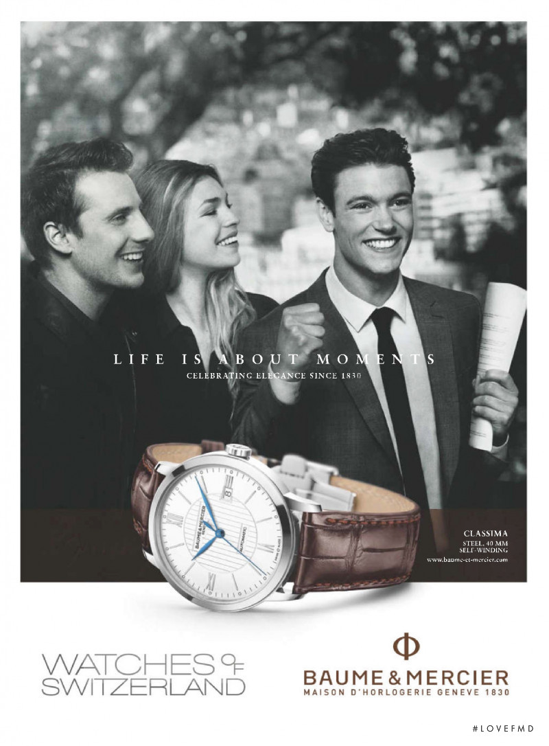 Baume et Mercier advertisement for Autumn/Winter 2015