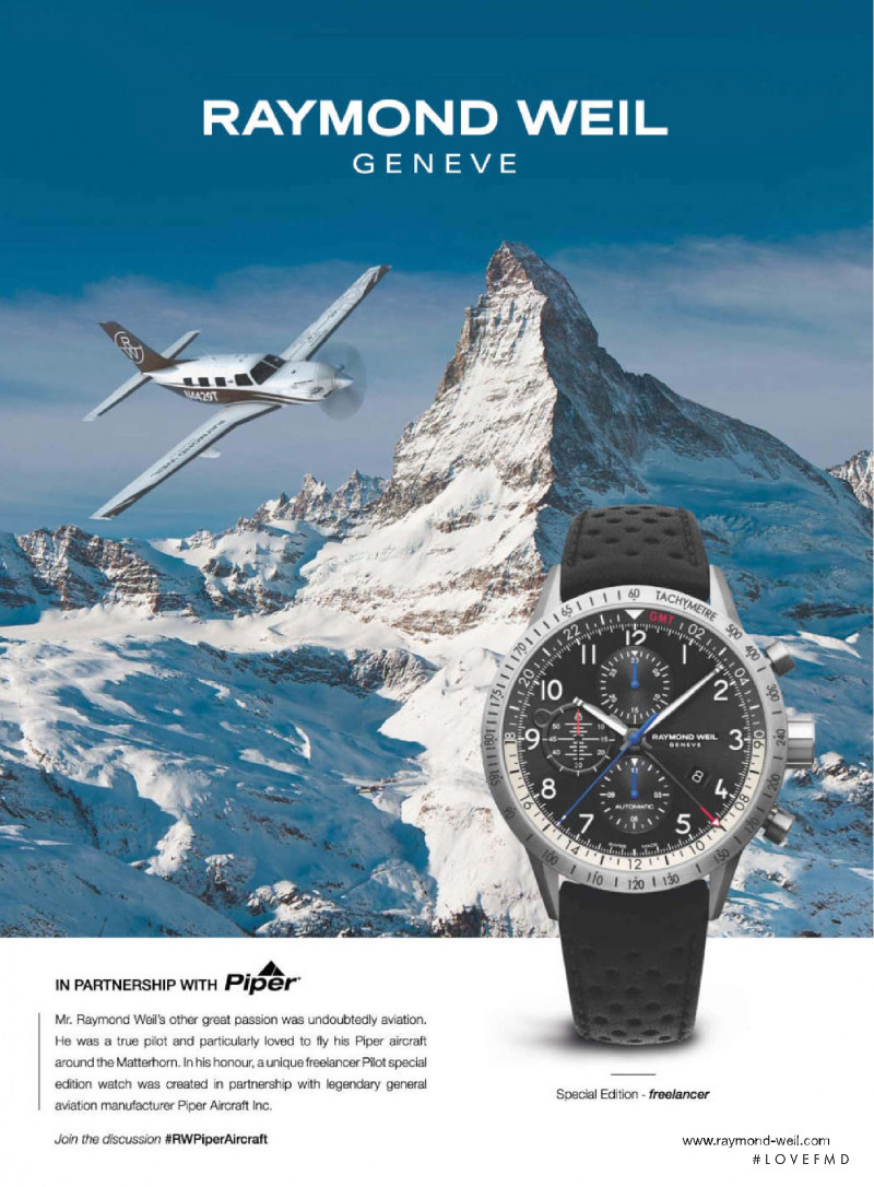 Raymond Weil advertisement for Autumn/Winter 2015
